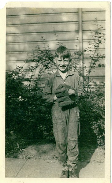 My Dad, Jack Rodgers. Age 8, ca. 1936. Nice glove!